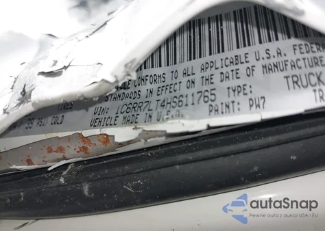 2017 Ram 1500 Lone Star 4X4 5'7 Box из США, поврежденный, VIN 1C6RR7LT4HS611765